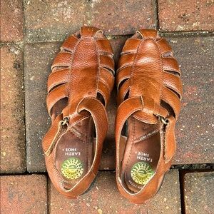 Women’s Velcro Brown Sandals